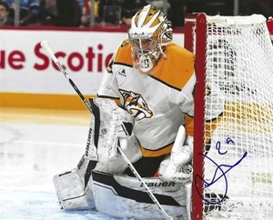 Signed  8x10 JUSTUS ANNUNEN Nashville Predators Autograohed Photo - COA - Picture 1 of 1