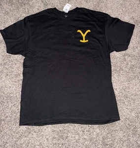CAMISETA DUTTON YELLOWSTONE MANGA CORTA X-LARGE NEGRA CON GRÁFICO - Imagen 1 de 4