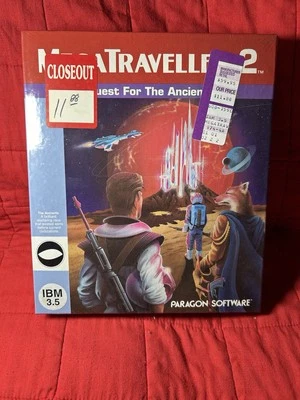 MegaTraveller 2 Quest For The Ancients Vintage IBM 3.5” PC Game Factory Sealed! - Image 1 of 4