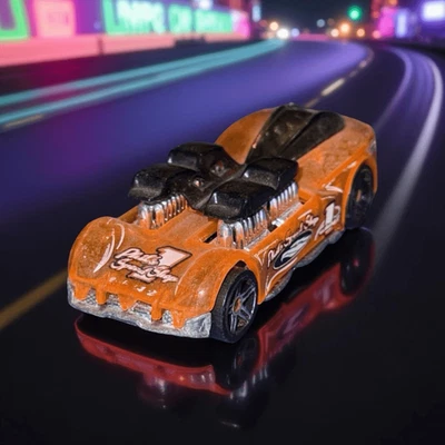 Hot Wheels 2004 primeras ediciones What-4-2 #081-auto de plástico fundido a presión naranja Foto 1 de 4