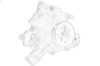 Pompe à eau OE CHRYSLER 68346915AA pour DODGE CHALLENGER Coupé 5.7 2008-2023 - Photo 1/4