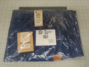 Haggar Men's Work-to-Weekend Denim Classic Fit, Pleated Front, Expandable, 42x30 - Picture 1 of 12