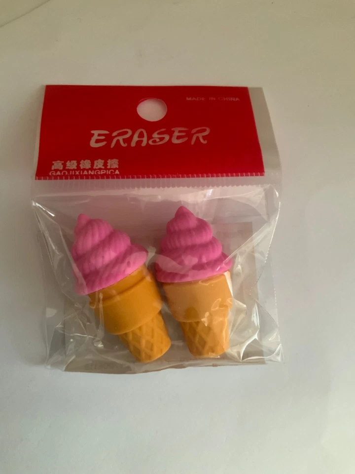 Erasers novelty collectible - ice cream - Image 1 of 1