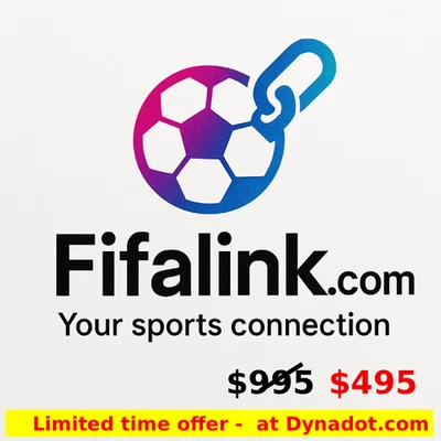 Fifalink.com | Nombre de dominio premium de dos palabras en venta com | Nombre de dominio de marca Foto 1 de 2