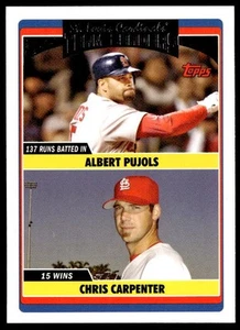 2006 Topps Updates & Highlights #UH296 Cardinals Team Leaders Pujols / Carpenter - Picture 1 of 2