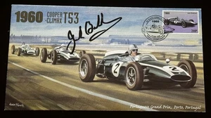 Jack Brabham "1960 Portuguese Grand Prix F1 3x Champ" Signed Envelope Auto PSA - Bild 1 von 2