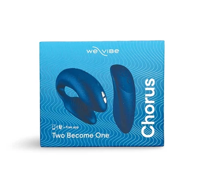 Masajeador We-Vibe Chorus Two Become One para parejas, azul cósmico nuevo sellado Foto 1 de 3