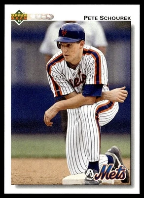 1992 Upper Deck Pete Schourek New York Mets #673 - Image 1 of 2