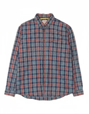 CAMEL Mens Regular Fit Flannel Shirt XL Multicoloured Check Cotton BF10 - Image 1 of 4
