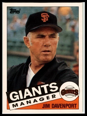 1985 Topps Traded #27T Jim Davenport - Image 1 of 2