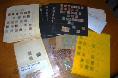 UK GB QV ~1850-1970 England Gibraltar Morocco Malta Guinea lot various condition - Image 1 of 4