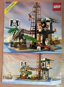 Forbidden Island - LEGO - 6270 - YEAR 1989 - NO BOX - USED