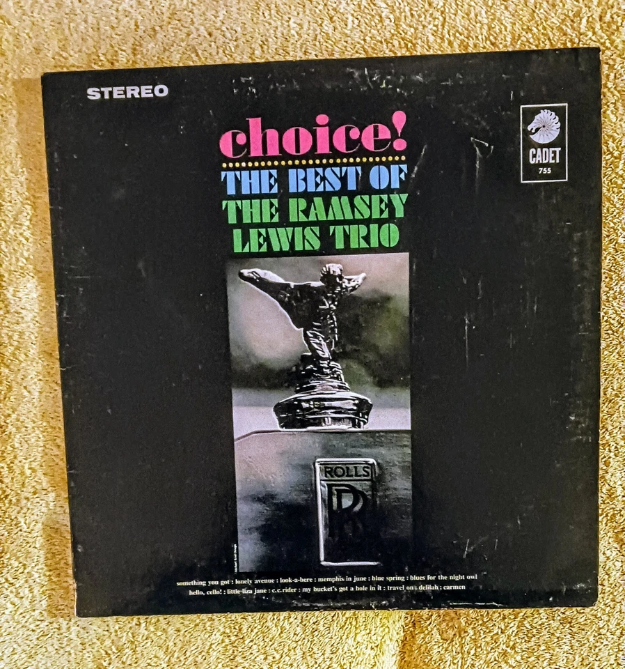 Choice The Best Of The Ramsey Lewis Trio 1965 Cadet LPS-755 Vintage Vinyl EX Cex - Image 1 of 4