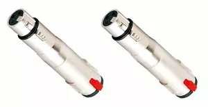 (2) NEU Procraft PC-TE012 1/4" 6,35 mm Buchse verriegelbar auf XLR-Buchse - Bild 1 von 1