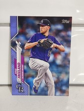 2020 Topps Father's Day Blue Parallel 46/50 Kyle Freeland #666 Colorado Rockies
