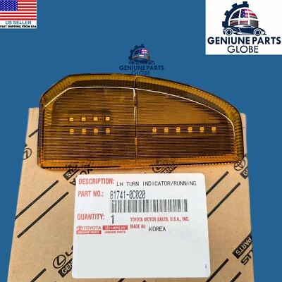 GENUINO OEM TOYOTA 07-21 TUNDRA ESPEJO RETROVISOR IZQUIERDO LED INTERMITENTE LENTE 81741-0C020 Foto 1 de 4