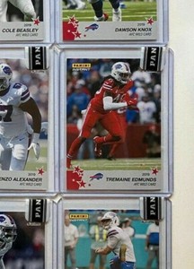 #84 Tremaine Edmunds 1 of 84 made Buffalo Bills Playoffs 2019 Panini Instant