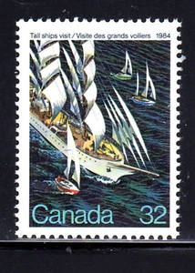 CANADA #1012  1984  VOYAGE OF TALL SHIPS   MINT  VF NH  O.G a - Picture 1 of 2