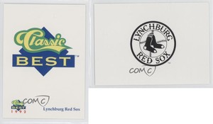 1992 Classic Best Lynchburg Red Sox Team (1992 Under Best) #LYRS.1