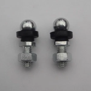 M6 Bola Perno/Sello Goma 10mm Bola Motocicleta Bicicleta Cambio de Marchas Enlace Enlace x 2 - Imagen 1 de 3