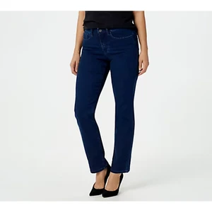Jean Mujer con Control Talla 8 Negro My Wonder Cintura Elástica Pierna Ajustada - Imagen 1 de 4
