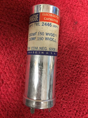 Condensateur Électrolytique Sprague TVL-1471 Twist Lok - NOS Dans Boîte D'Origine - Pour Restauration Audio Vintage