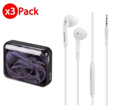 Samsung Galaxy S7 Headset Earphone Earbud EG920BW OEM Original Jewel Box 3x - Image 1 of 4