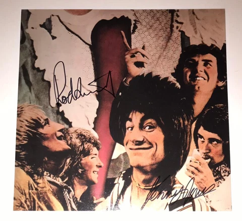 SIGNED ROD STEWART KENNEY JONES 12x12 FACES PHOTO AUTHENTIC RARE STAY WITH ME Cover