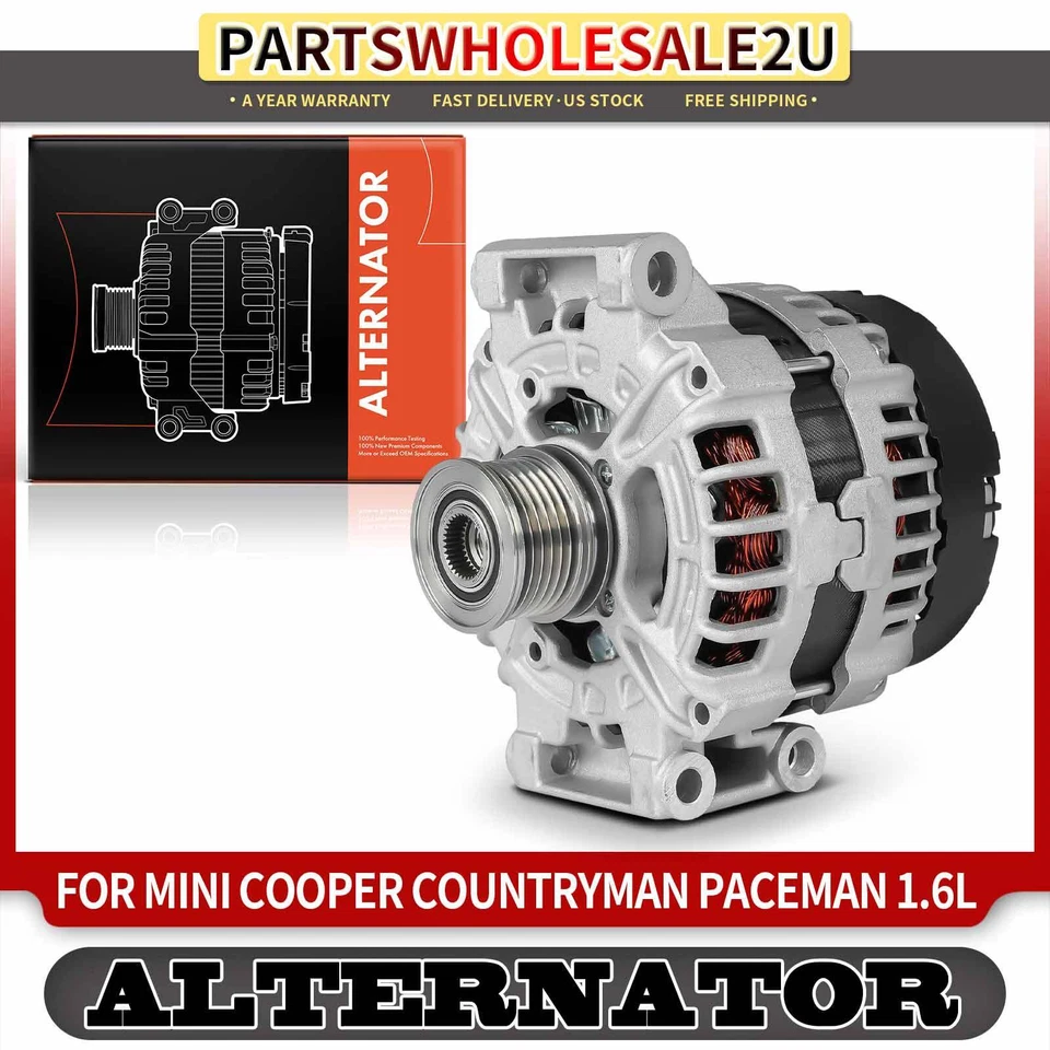 Новый генератор переменного тока для Mini Cooper 2011-2015 Cooper Countryman 150A 12 В CW 6-Groove - Изображение 1 из 4