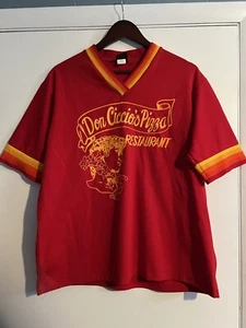 Vintage Swingsters Athletic Apparel Jersey Don Ciccio’s Pizza Red Sz XL RARE - Picture 1 of 8