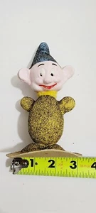 VTG Mica Paper Mache Snow White Dopey Candy Container Ornament West Germany  - Picture 1 of 8