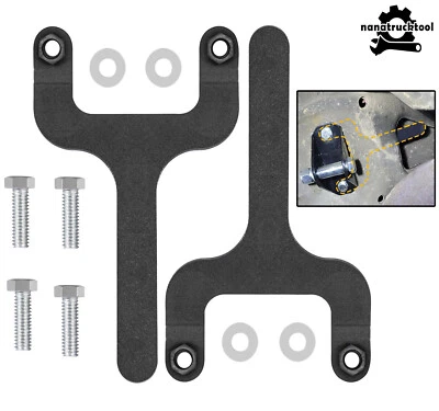 Kit de soportes de amortiguador de tuerca de bandera de pasador de barra trasera para Jeep Cherokee XJ 2x2 4x4 1984-2001 Foto 1 de 4