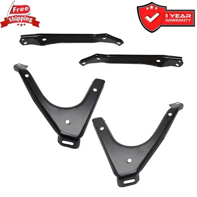 Bumper Face Bar Brackets Retainer For 2000-2004 F-250 Super Duty Left & Right 4P Foto 1 de 4