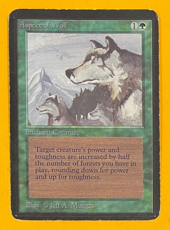 MTG ASPECT OF WOLF Alpha (OldManMTG 011-834) - Image 1 of 4