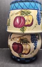 Party Apple Candle Holder and Topper Pottery Floral