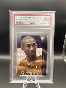 2003 Topps Pristine Mini Kobe Bryant #PM5 PSA 9 MINT (POP 11) 