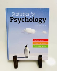 Statistics for Psychology, 6th - Hardcover, by Aron Ph.D. Arthur; - VERY GOOD - Bild 1 von 10