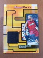 2007-08 Bowman Draft Picks & Stars Relics Dwyane Wade #BR-DW