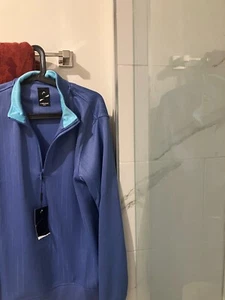 Head Golf Pullover Púrpura Manga Larga Media Cremallera Camisa Sudadera Grande Nuevo Con Etiquetas - Imagen 1 de 3