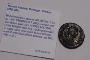 Probus Antoninianus - FIDES MILITVM - Rome Mint 280-281AD HIGH GRADE B49 #Z455 - Picture 1 of 5