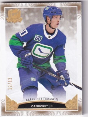 2019-20 The Cup Gold Spectrum #52 Elias Pettersson 12/12 - Image 1 of 2
