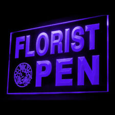 200010 Open Florist Flower Fantasy Garden Display LED Neon Light Sign