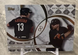 2024 Topps Dynamic Duals #41 Heston Kjerstad & Colton Cowser - Orioles Rookies - Picture 1 of 2
