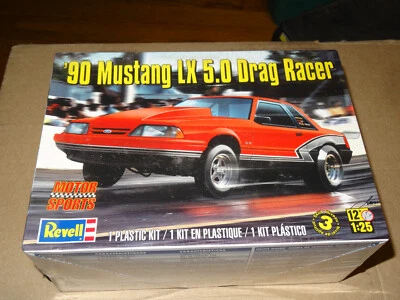 Kit Modelo Plástico Revell '90 Mustang LX 5.0 Drag Racer Escala 1:25 85-4195 Sellado Foto 1 de 4