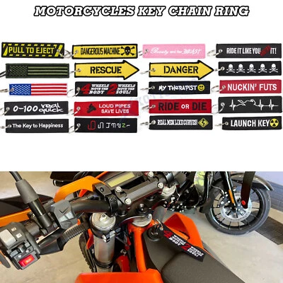1 pieza Llavero Llavero Bordado Llavero 5"" Deportes Para Moto KTM Suzuki Foto 1 de 4