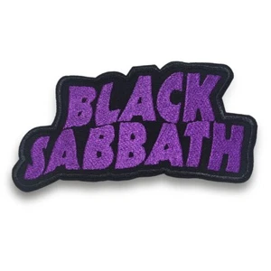 Black Sabbath Embroidered Sew-on Patch | English Heavy Metal Music Band Logo - Picture 1 of 2