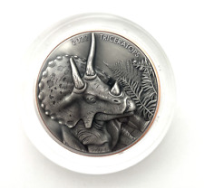 2022 Triceratops double silver giant pure silver and Copper core coin
