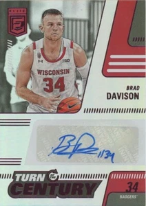 2022 Panini Chronicles Brad Davison Turn Of The Century Auto #TTC-BDA Badgers - Picture 1 of 3