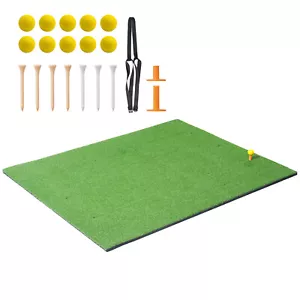 5x4ft Golf Hitting Mat Turf Golf Training Aid Indoor Outdoor Practice - Picture 1 of 12