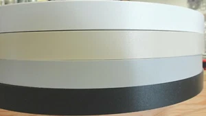 PVC White or Almond or Black or Gray edgebanding 15/16" x 600' nonglued roll - Picture 1 of 9